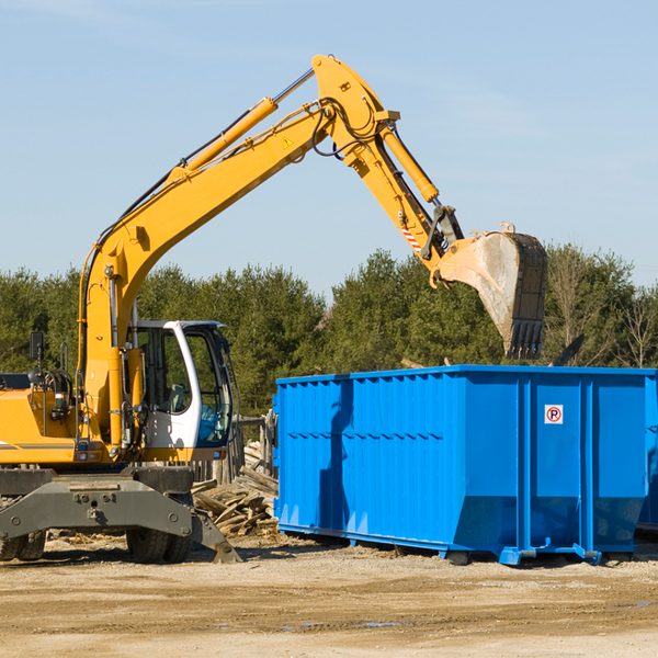 how many times can i have a residential dumpster rental emptied in Bladensburg OH